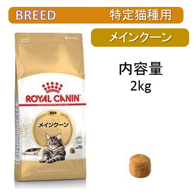 ロイヤルカナン・猫種別・メインクーン成猫用｜benly.jp『ペットフードのベンリー』の通販