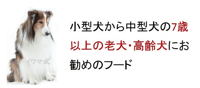 小型犬から中型犬の7歳以上の老犬・高齢犬におすすめのフード