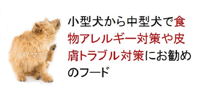 小型犬から中型犬で食物アレルギー対策や皮膚トラブル対策におすすめのフード